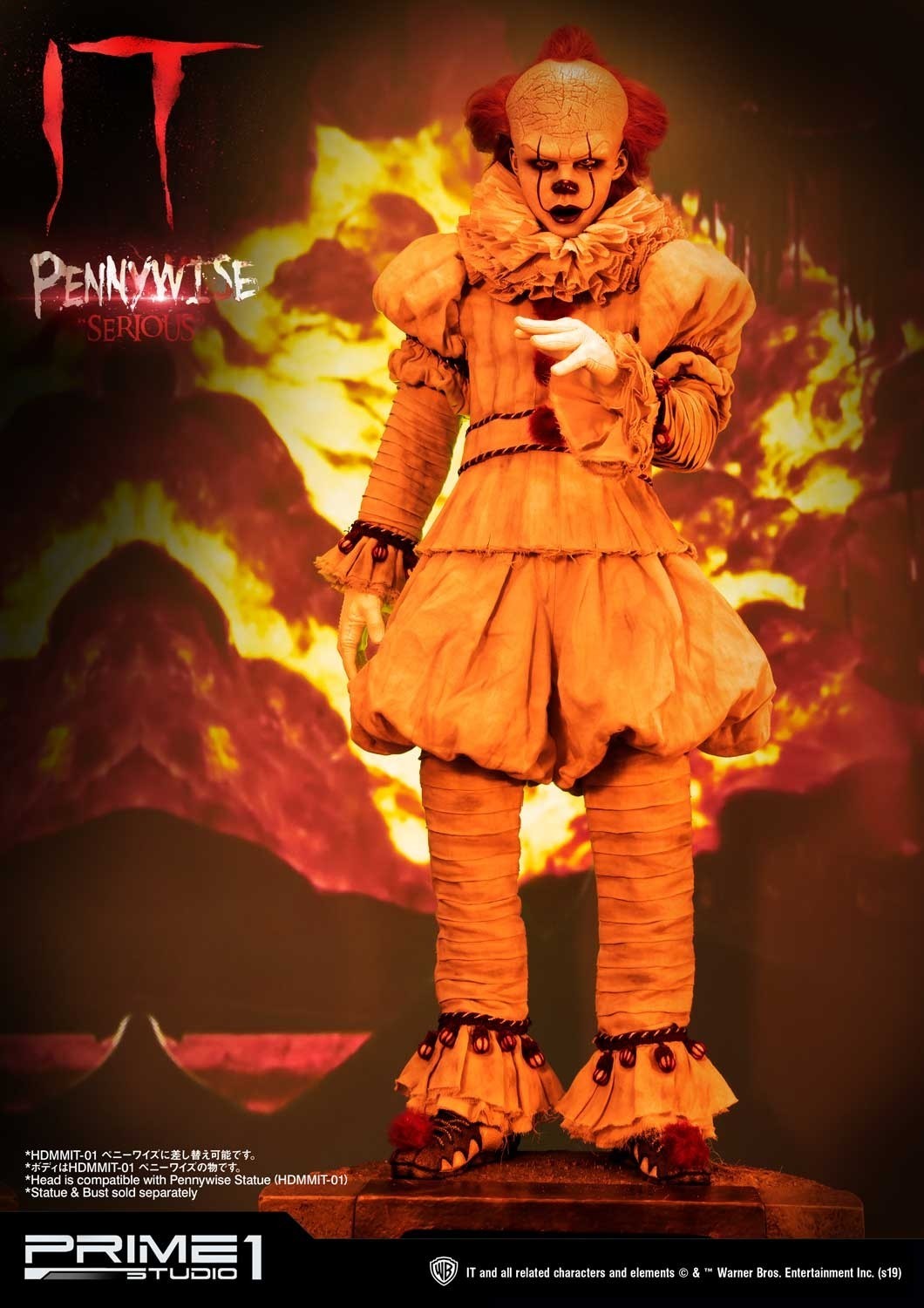 It (2017) - Pennywise - High Definition Museum Masterline Series (HDMMIT-01) - 1/2 (Prime 1 Studio) photo 8