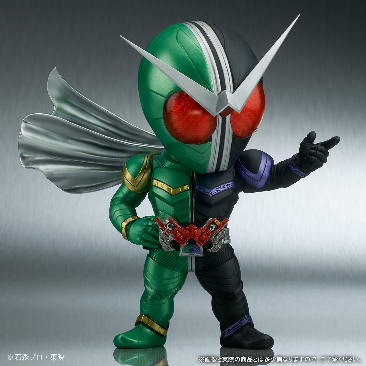 Kamen Rider W - Kamen Rider Double Cyclone Joker - DefoReal Series (Plex, X-Plus) photo 3