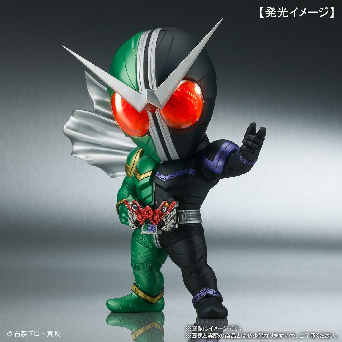 Kamen Rider W - Kamen Rider Double Cyclone Joker - DefoReal Series (Plex, X-Plus) photo 4