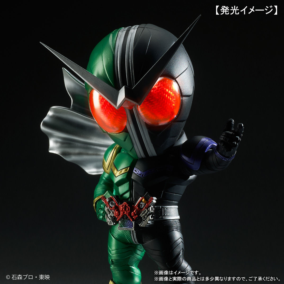 Kamen Rider W - Kamen Rider Double Cyclone Joker - DefoReal Series (Plex, X-Plus) photo 5