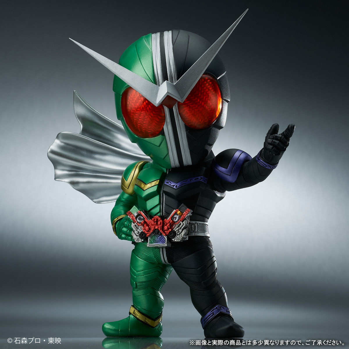 Kamen Rider W - Kamen Rider Double Cyclone Joker - DefoReal Series (Plex, X-Plus) photo 9