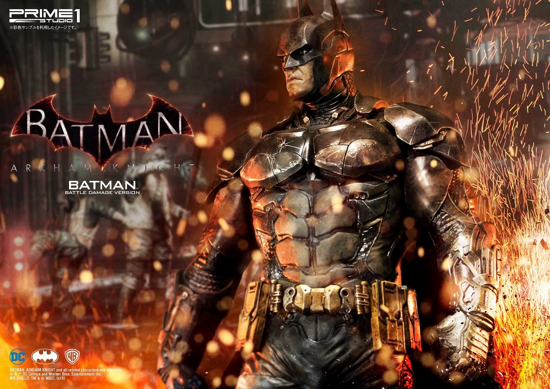 Batman: Arkham Knight - Batman - Bruce Wayne - Museum Masterline Series  (MMDC-01BD) - 1/3 - Battle Damage Version (Prime 1 Studio) photo 5