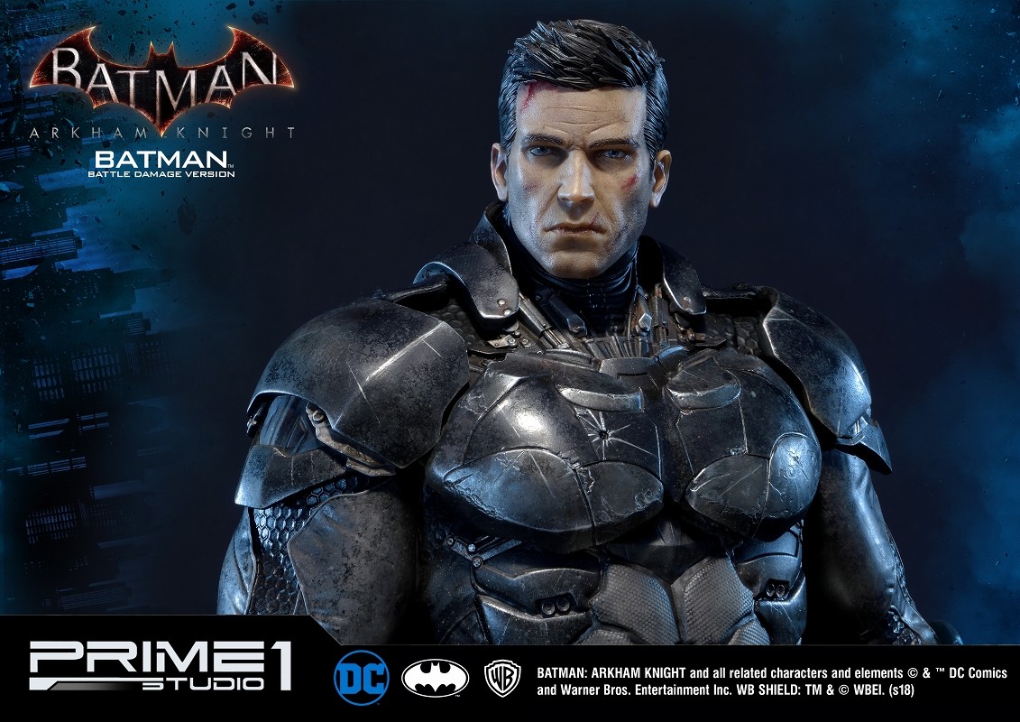Batman: Arkham Knight - Batman - Bruce Wayne - Museum Masterline Series  (MMDC-01BD) - 1/3 - Battle Damage Version (Prime 1 Studio) photo 9