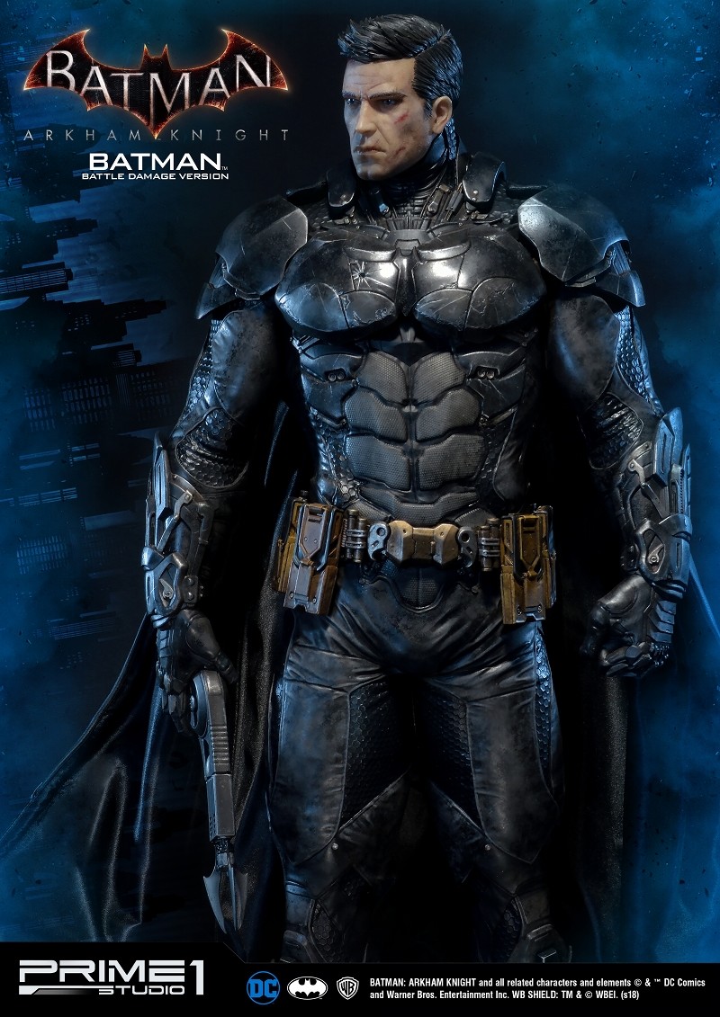 Batman: Arkham Knight - Batman - Bruce Wayne - Museum Masterline Series  (MMDC-01BD) - 1/3 - Battle Damage Version (Prime 1 Studio) photo 12