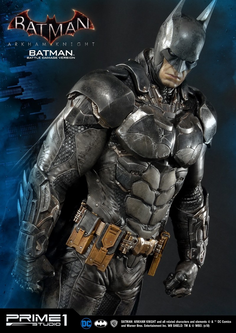 Batman: Arkham Knight - Batman - Bruce Wayne - Museum Masterline Series  (MMDC-01BD) - 1/3 - Battle Damage Version (Prime 1 Studio) photo 21