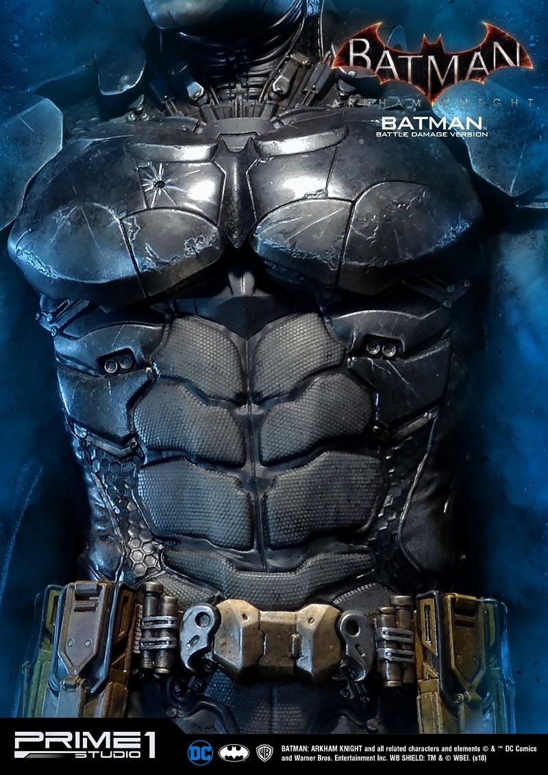 Batman: Arkham Knight - Batman - Bruce Wayne - Museum Masterline Series  (MMDC-01BD) - 1/3 - Battle Damage Version (Prime 1 Studio) photo 23