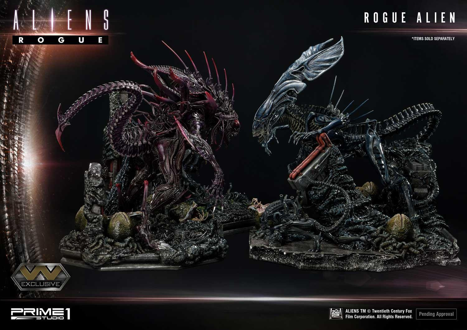 Aliens: Rogue - Alien Queen - Alien Warrior - Diorama - Premium Masterline  (PMDHAL-03) - Battle Diorama (Prime 1 Studio) photo 2