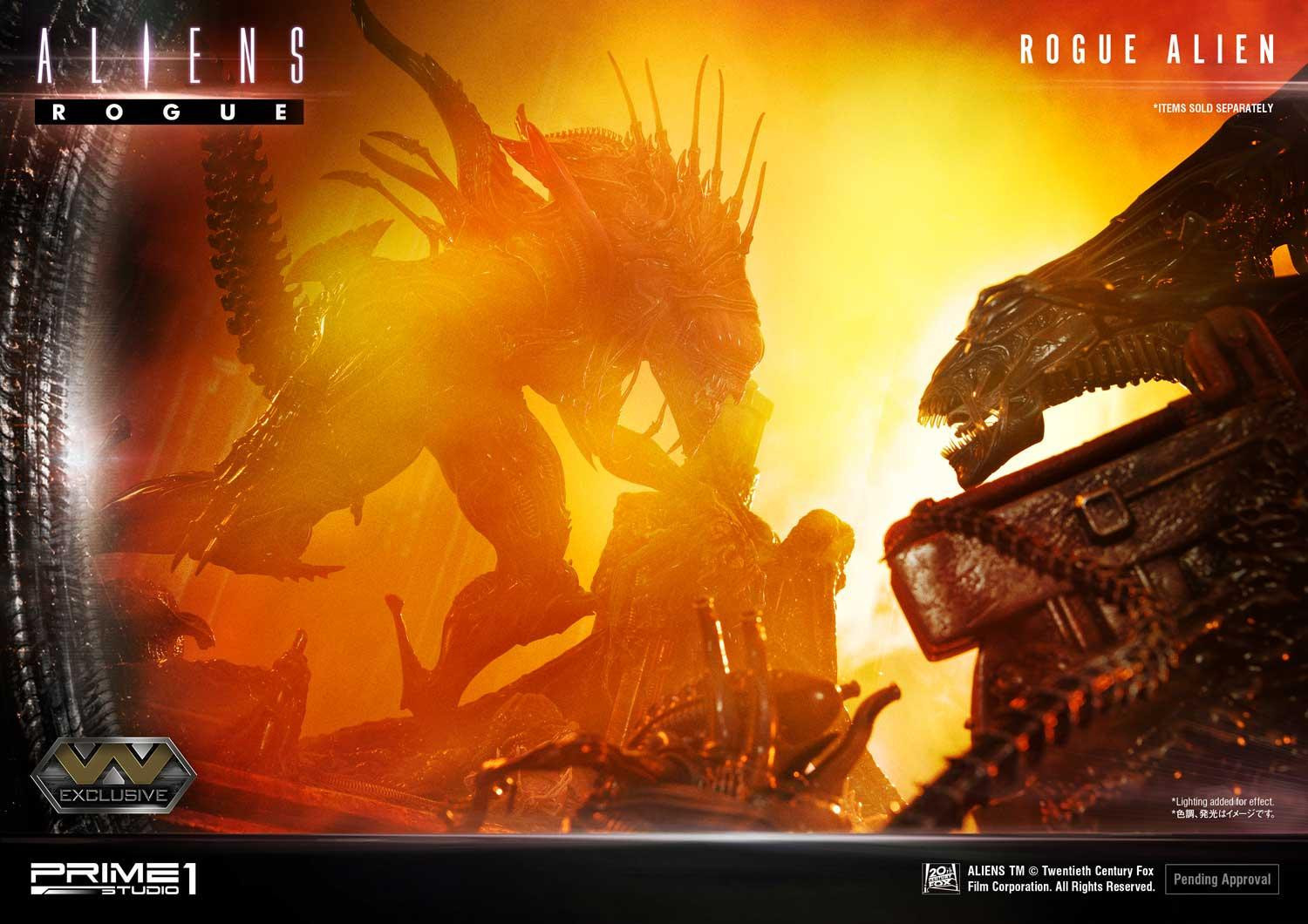 Aliens: Rogue - Alien Queen - Alien Warrior - Diorama - Premium Masterline  (PMDHAL-03) - Battle Diorama (Prime 1 Studio) photo 3