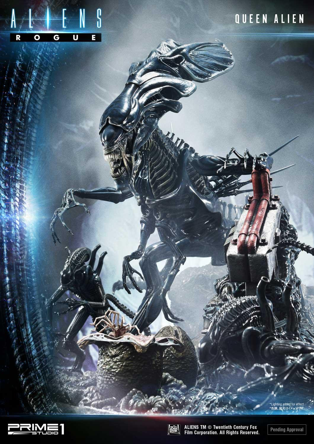 Aliens: Rogue - Alien Queen - Alien Warrior - Diorama - Premium Masterline  (PMDHAL-03) - Battle Diorama (Prime 1 Studio) photo 4