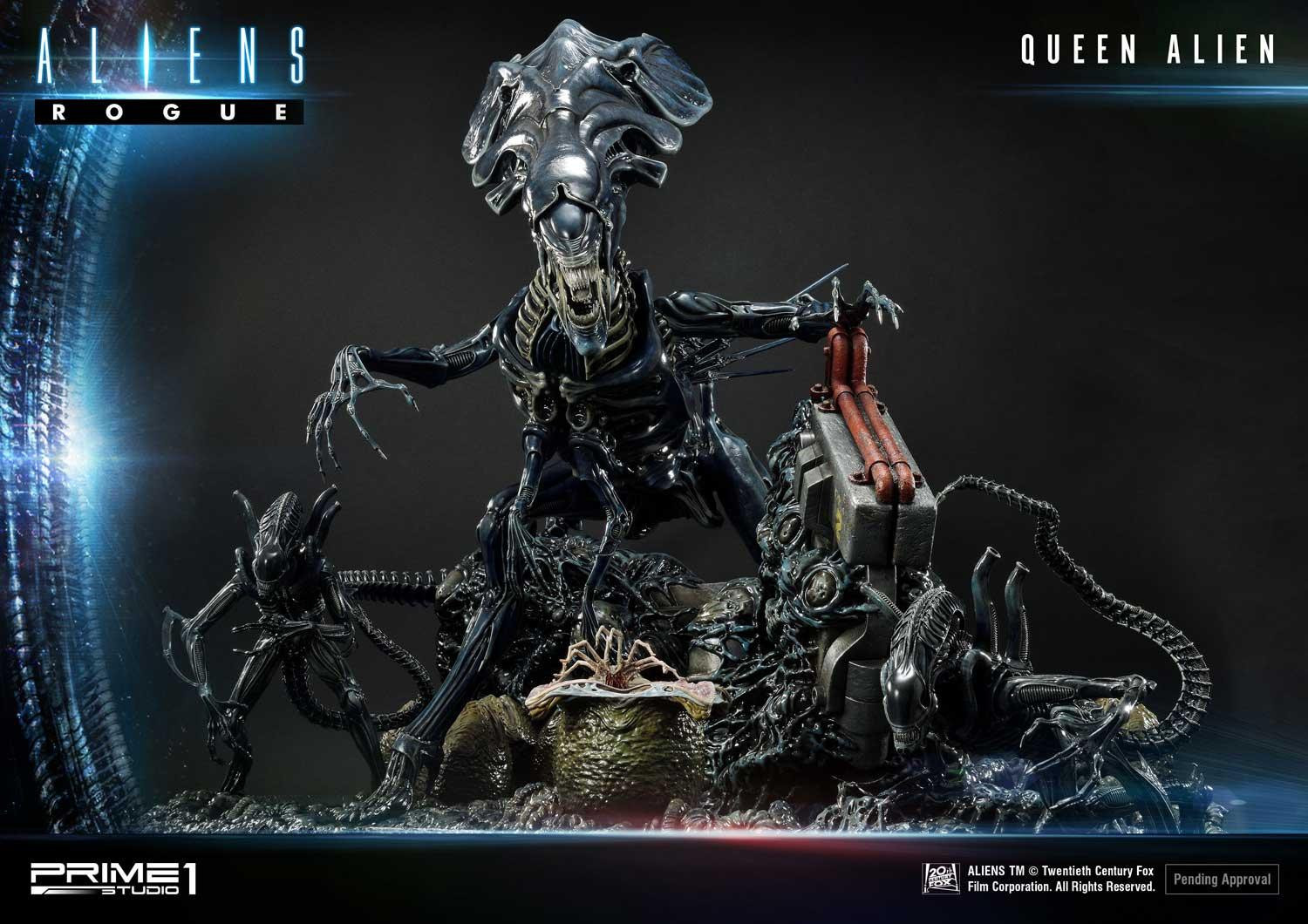 Aliens: Rogue - Alien Queen - Alien Warrior - Diorama - Premium Masterline  (PMDHAL-03) - Battle Diorama (Prime 1 Studio) photo 7