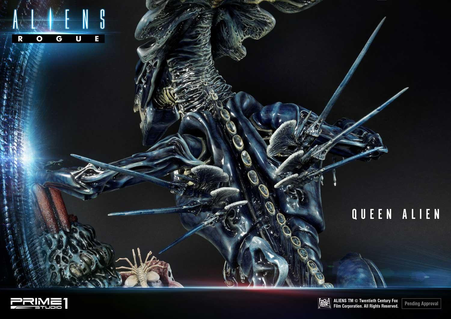 Aliens: Rogue - Alien Queen - Alien Warrior - Diorama - Premium Masterline  (PMDHAL-03) - Battle Diorama (Prime 1 Studio) photo 12