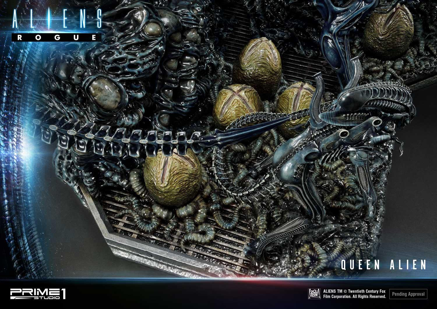 Aliens: Rogue - Alien Queen - Alien Warrior - Diorama - Premium Masterline  (PMDHAL-03) - Battle Diorama (Prime 1 Studio) photo 14