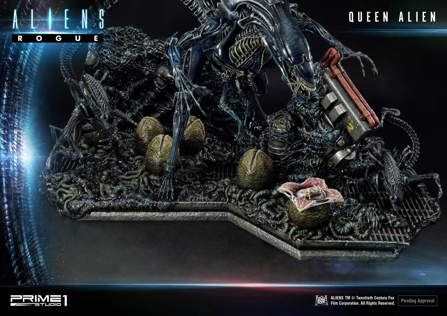 Aliens: Rogue - Alien Queen - Alien Warrior - Diorama - Premium Masterline  (PMDHAL-03) - Battle Diorama (Prime 1 Studio) photo 17