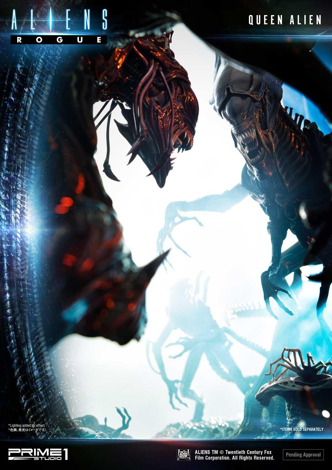 Aliens: Rogue - Alien Queen - Alien Warrior - Diorama - Premium Masterline  (PMDHAL-03) - Battle Diorama (Prime 1 Studio) photo 18