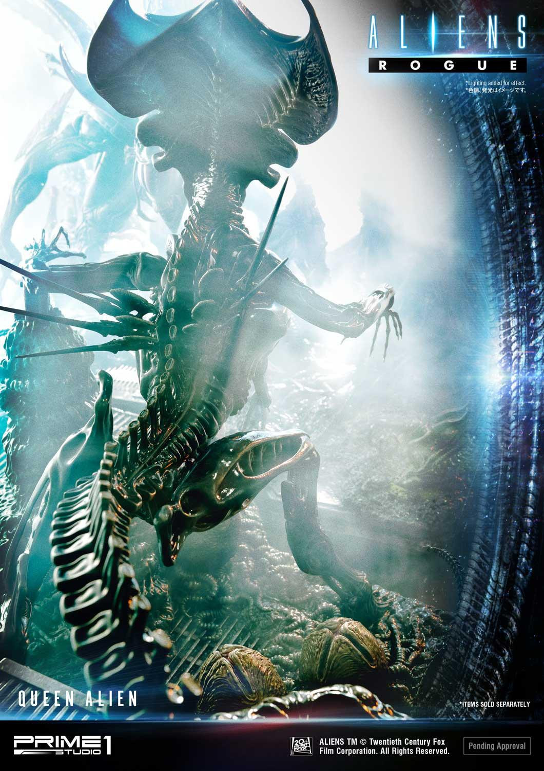 Aliens: Rogue - Alien Queen - Alien Warrior - Diorama - Premium Masterline  (PMDHAL-03) - Battle Diorama (Prime 1 Studio) photo 19