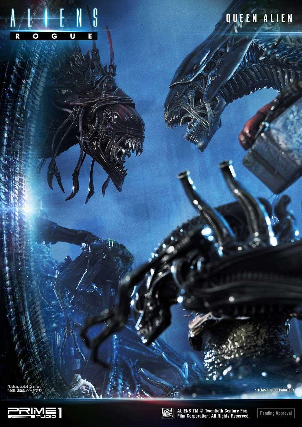Aliens: Rogue - Alien Queen - Alien Warrior - Diorama - Premium Masterline  (PMDHAL-03) - Battle Diorama (Prime 1 Studio) photo 20
