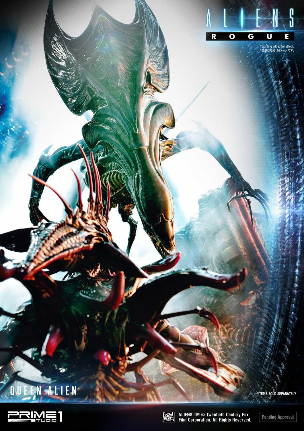 Aliens: Rogue - Alien Queen - Alien Warrior - Diorama - Premium Masterline  (PMDHAL-03) - Battle Diorama (Prime 1 Studio) photo 21