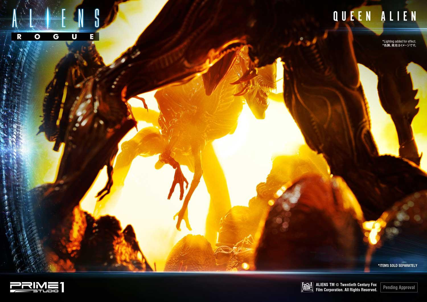 Aliens: Rogue - Alien Queen - Alien Warrior - Diorama - Premium Masterline  (PMDHAL-03) - Battle Diorama (Prime 1 Studio) photo 23