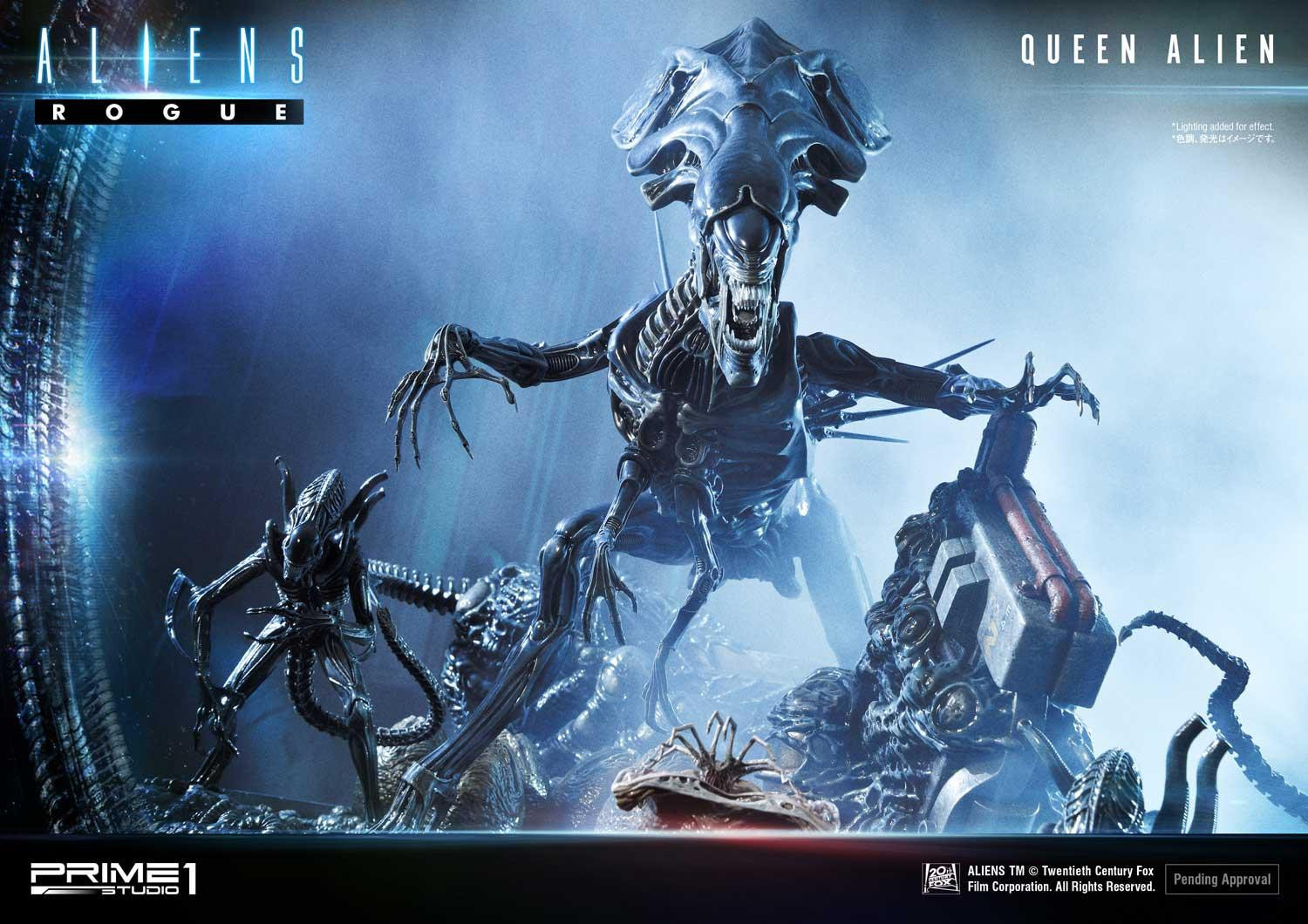 Aliens: Rogue - Alien Queen - Alien Warrior - Diorama - Premium Masterline  (PMDHAL-03) - Battle Diorama (Prime 1 Studio) photo 25