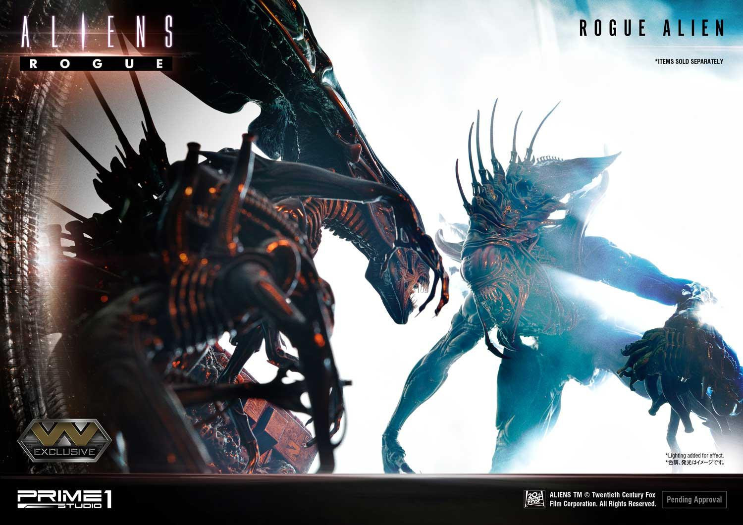 Aliens: Rogue - Alien Queen - Alien Warrior - Diorama - Premium Masterline  (PMDHAL-03) - Battle Diorama (Prime 1 Studio) photo 28