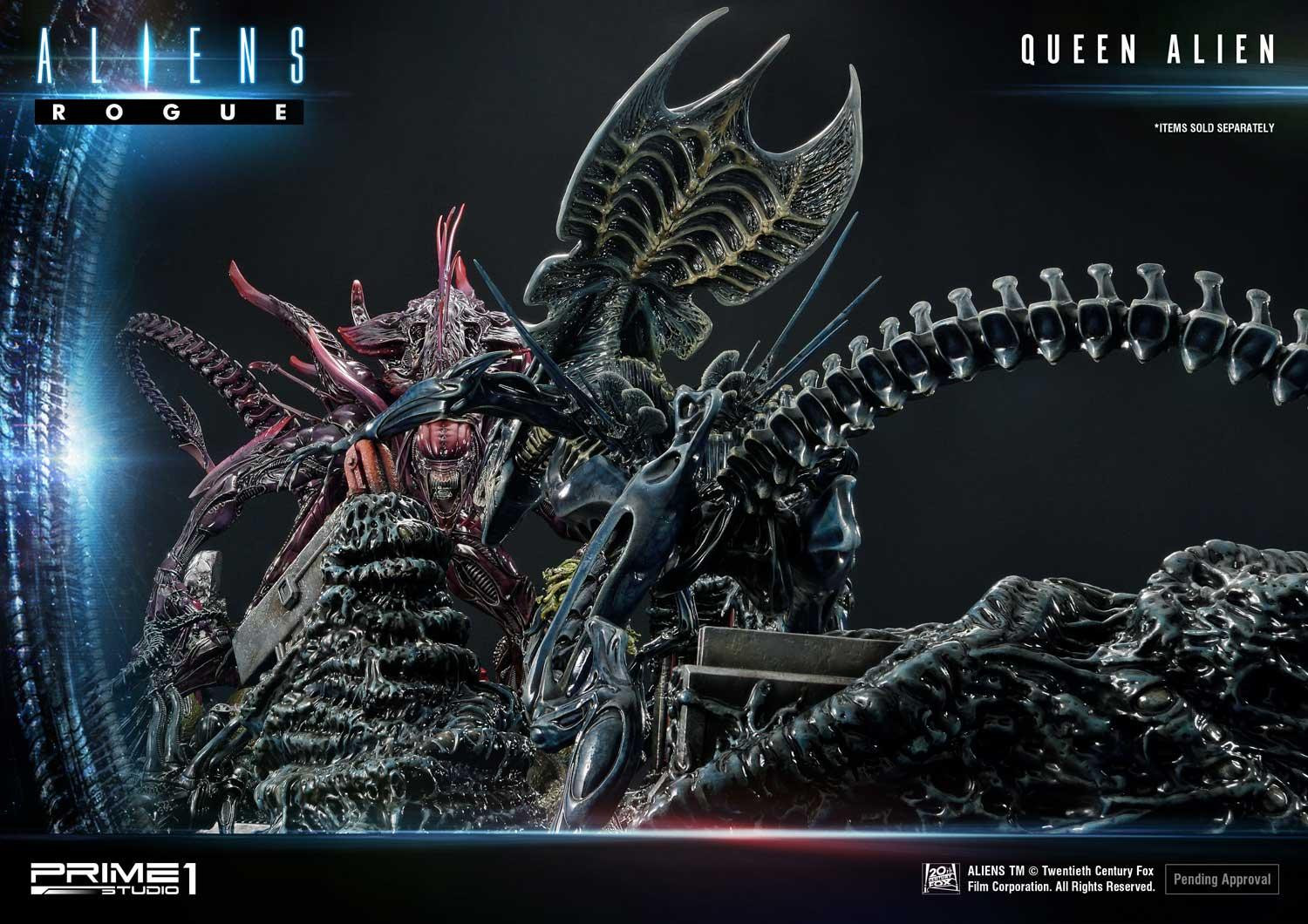 Aliens: Rogue - Alien Queen - Alien Warrior - Diorama - Premium Masterline  (PMDHAL-03) - Battle Diorama (Prime 1 Studio) photo 34