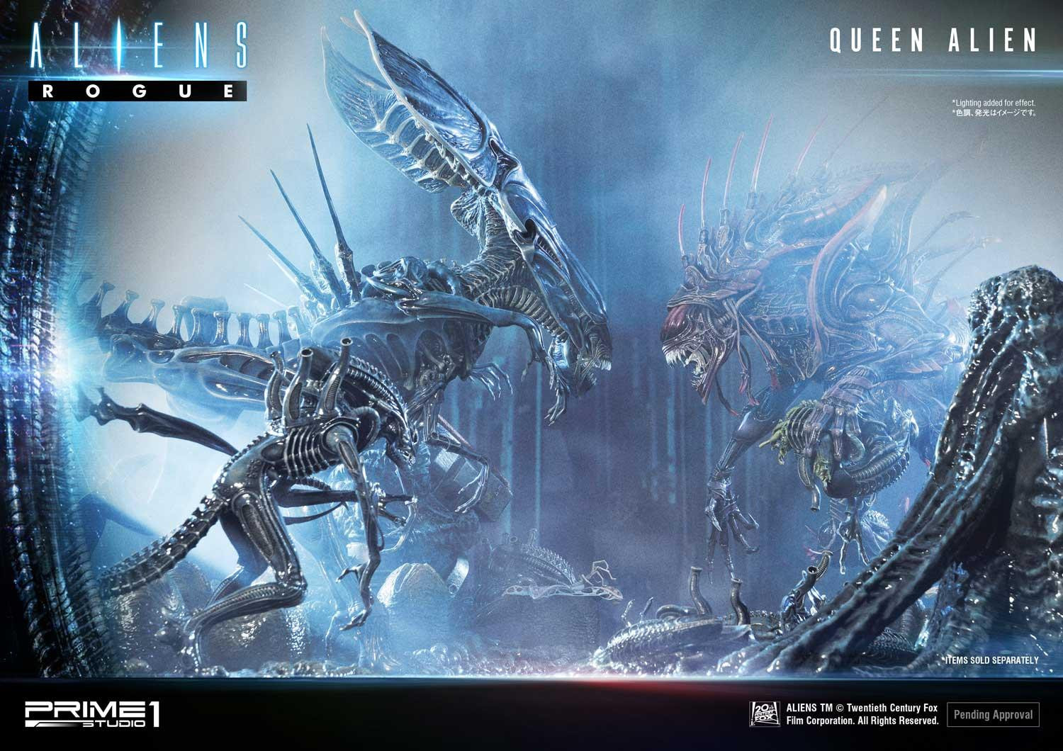 Aliens: Rogue - Alien Queen - Alien Warrior - Diorama - Premium Masterline  (PMDHAL-03) - Battle Diorama (Prime 1 Studio) photo 47