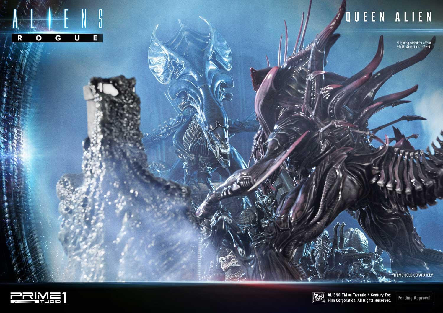 Aliens: Rogue - Alien Queen - Alien Warrior - Diorama - Premium Masterline  (PMDHAL-03) - Battle Diorama (Prime 1 Studio) photo 48