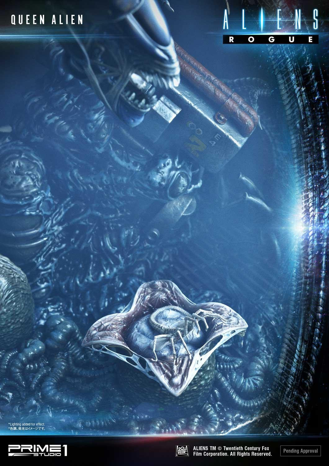 Aliens: Rogue - Alien Queen - Alien Warrior - Diorama - Premium Masterline  (PMDHAL-03) - Battle Diorama (Prime 1 Studio) photo 49