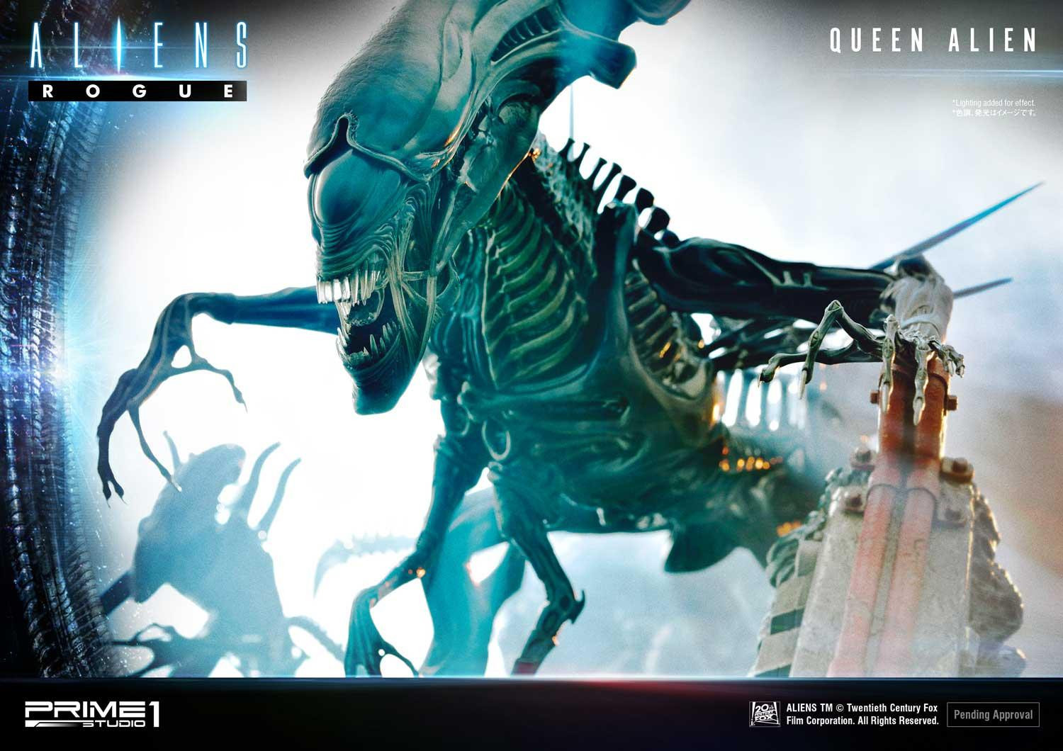 Aliens: Rogue - Alien Queen - Alien Warrior - Diorama - Premium Masterline  (PMDHAL-03) - Battle Diorama (Prime 1 Studio) photo 52