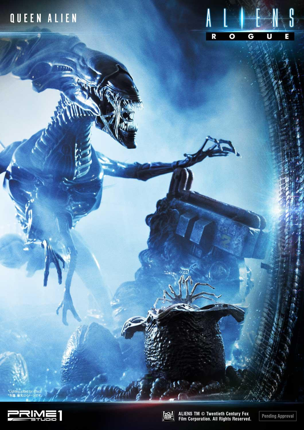 Aliens: Rogue - Alien Queen - Alien Warrior - Diorama - Premium Masterline  (PMDHAL-03) - Battle Diorama (Prime 1 Studio) photo 69