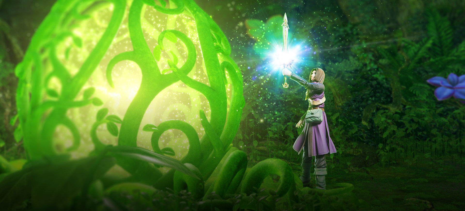 Dragon Quest XI Sugisarishi Toki wo Motomete - Kurucchi - Shujinkou - Slime - Bring Arts (Square Enix) photo 2