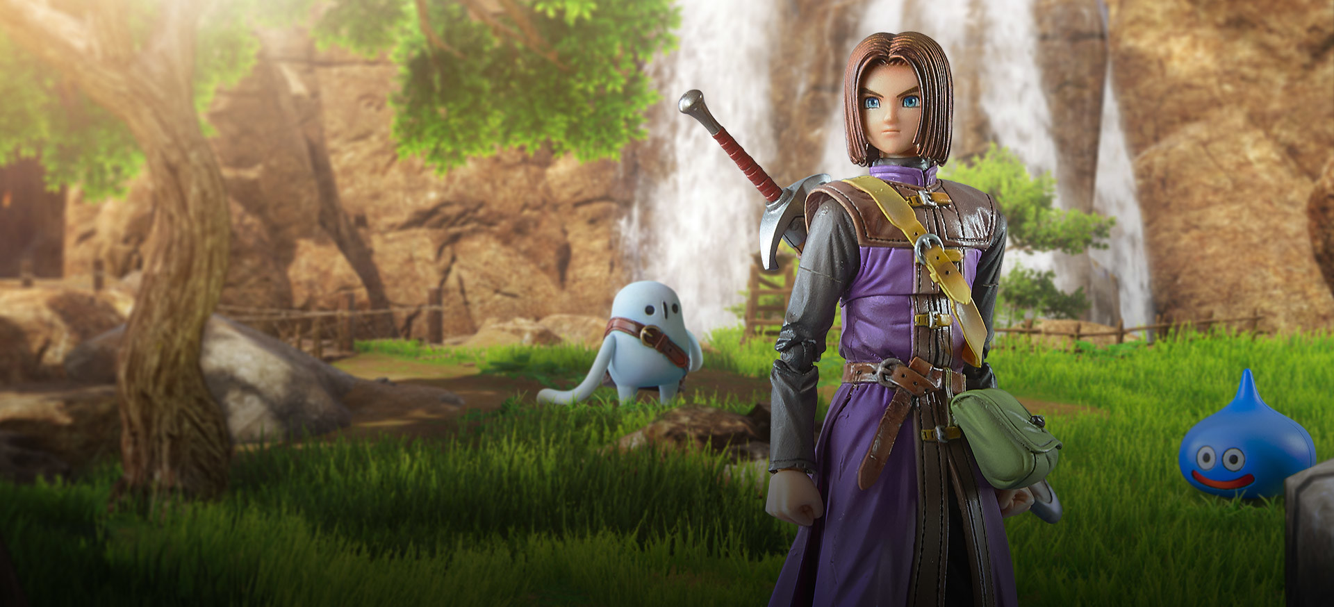 Dragon Quest XI Sugisarishi Toki wo Motomete - Kurucchi - Shujinkou - Slime - Bring Arts (Square Enix) photo 4