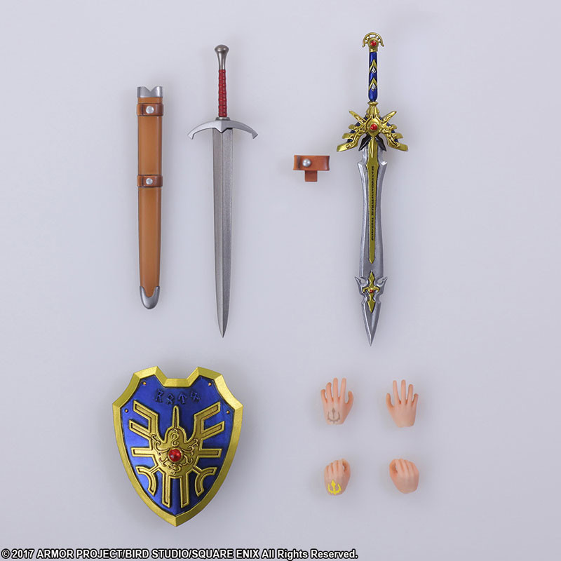 Dragon Quest XI Sugisarishi Toki wo Motomete - Kurucchi - Shujinkou - Slime - Bring Arts (Square Enix) photo 5
