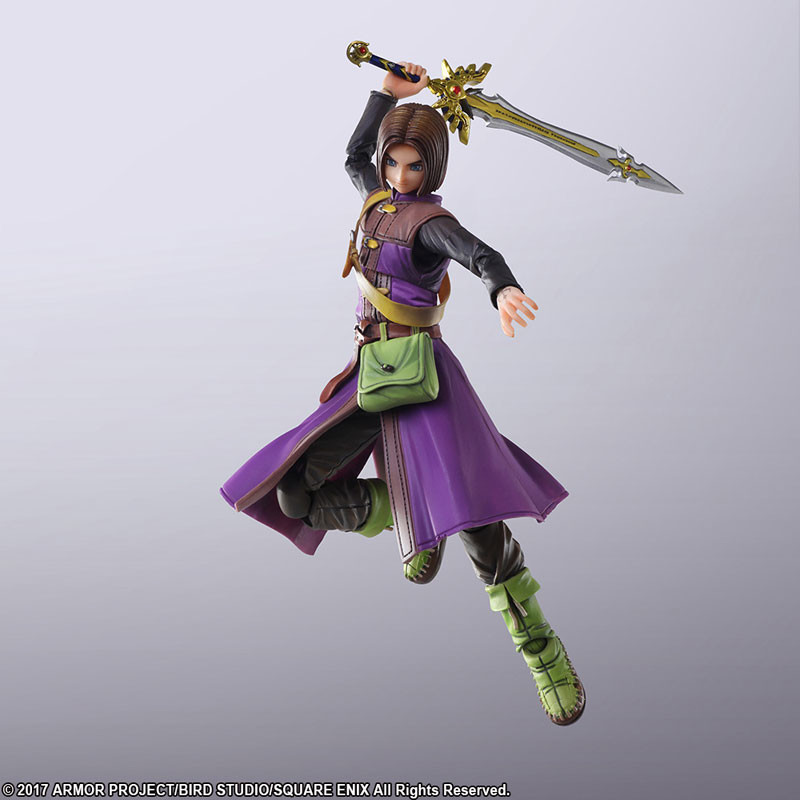 Dragon Quest XI Sugisarishi Toki wo Motomete - Kurucchi - Shujinkou - Slime - Bring Arts (Square Enix) photo 6
