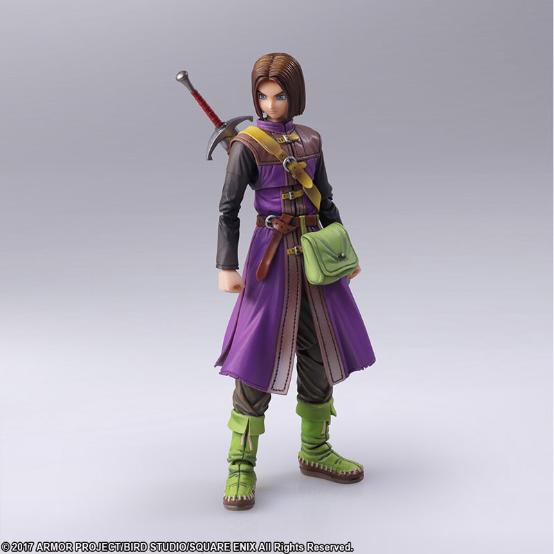 Dragon Quest XI Sugisarishi Toki wo Motomete - Kurucchi - Shujinkou - Slime - Bring Arts (Square Enix) photo 7