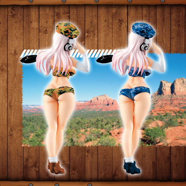 SoniComi (Super Sonico) - Sonico - Concept Figure - Military ver. (FuRyu)