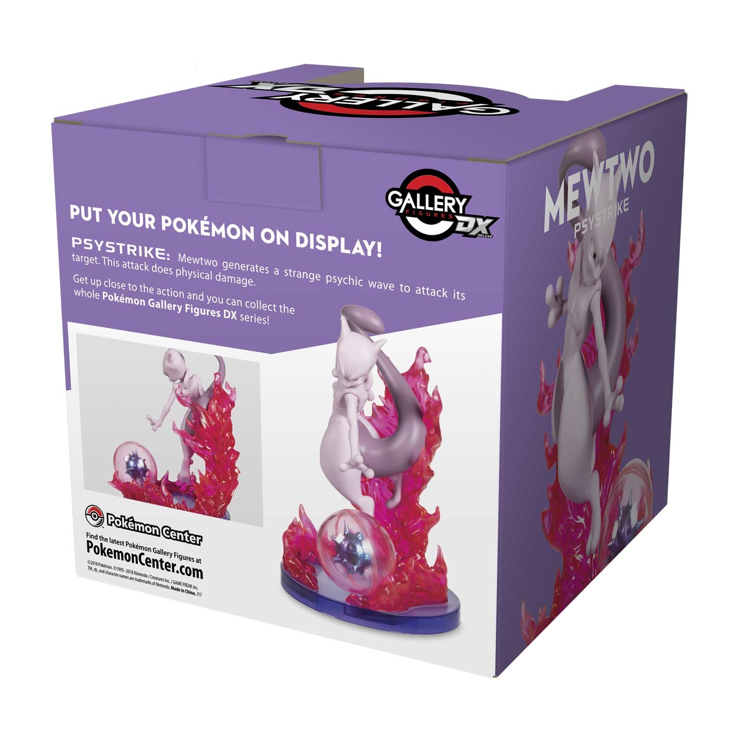 Pocket Monsters - Mewtwo - Pokémon Gallery Figures - Pokémon Gallery Figures DX - Psystrike (PokémonCenter.com, The Pokémon Company International) photo 2