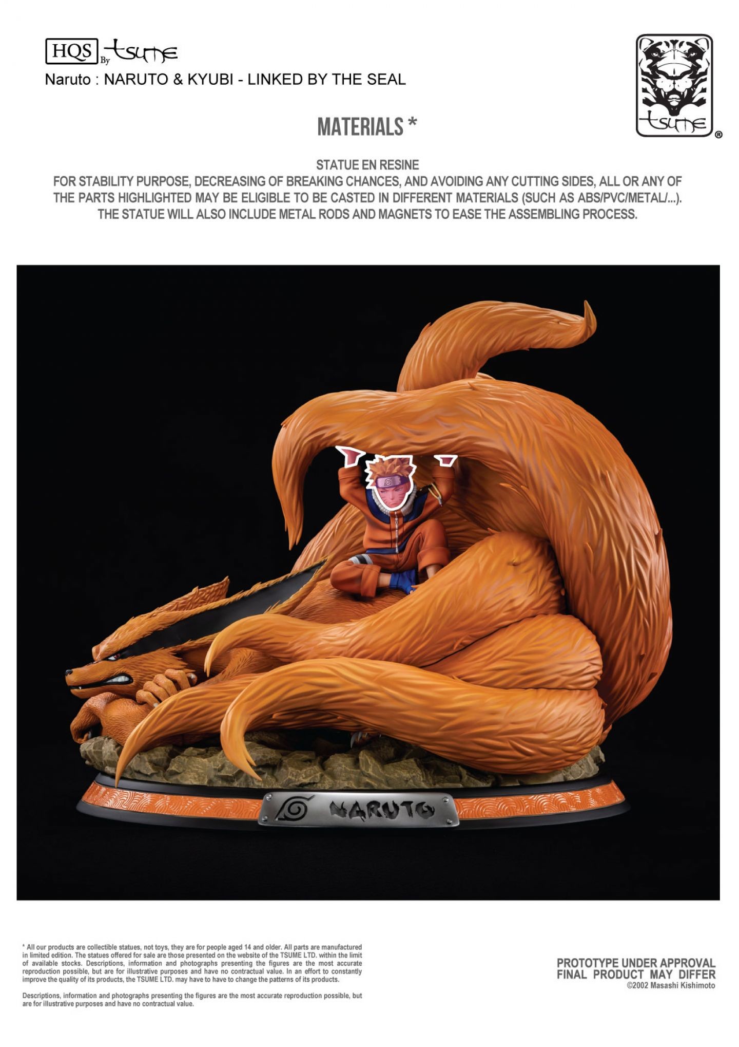 Naruto - Kyuubi - Uzumaki Naruto - HQS - 1/8 (Tsume) photo 4