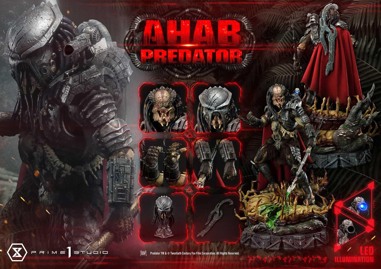 Predator: Fire and Stone - Ahab Predator - Premium Masterline  (PMDHPR-05) - 1/4 (Prime 1 Studio) photo 29