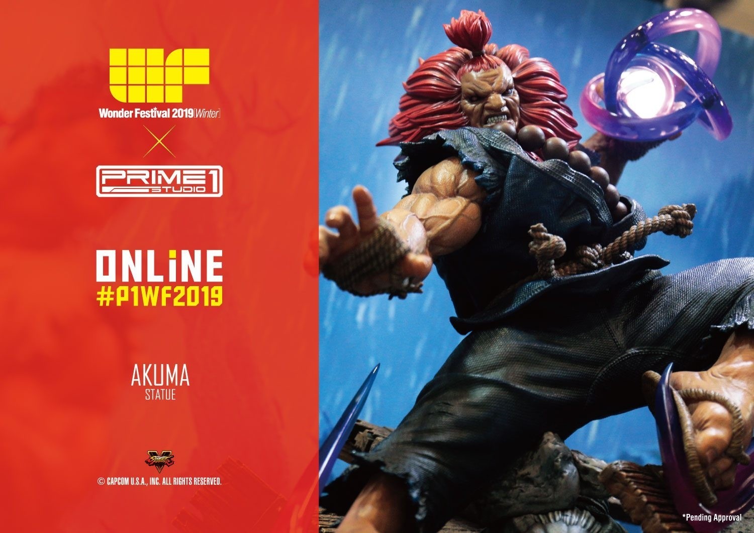 Street Fighter V - Gouki - Premium Masterline  (PMSFV-01) - 1/4 (Prime 1 Studio)