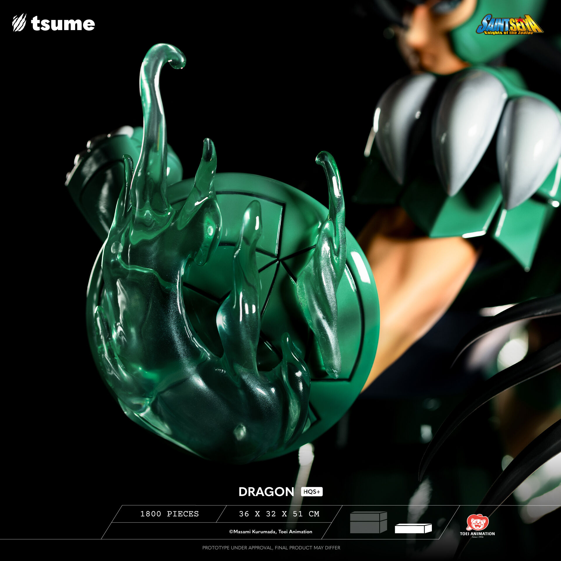 Saint Seiya - Dragon Shiryu - HQS+ - 1/4 (Tsume) photo 2