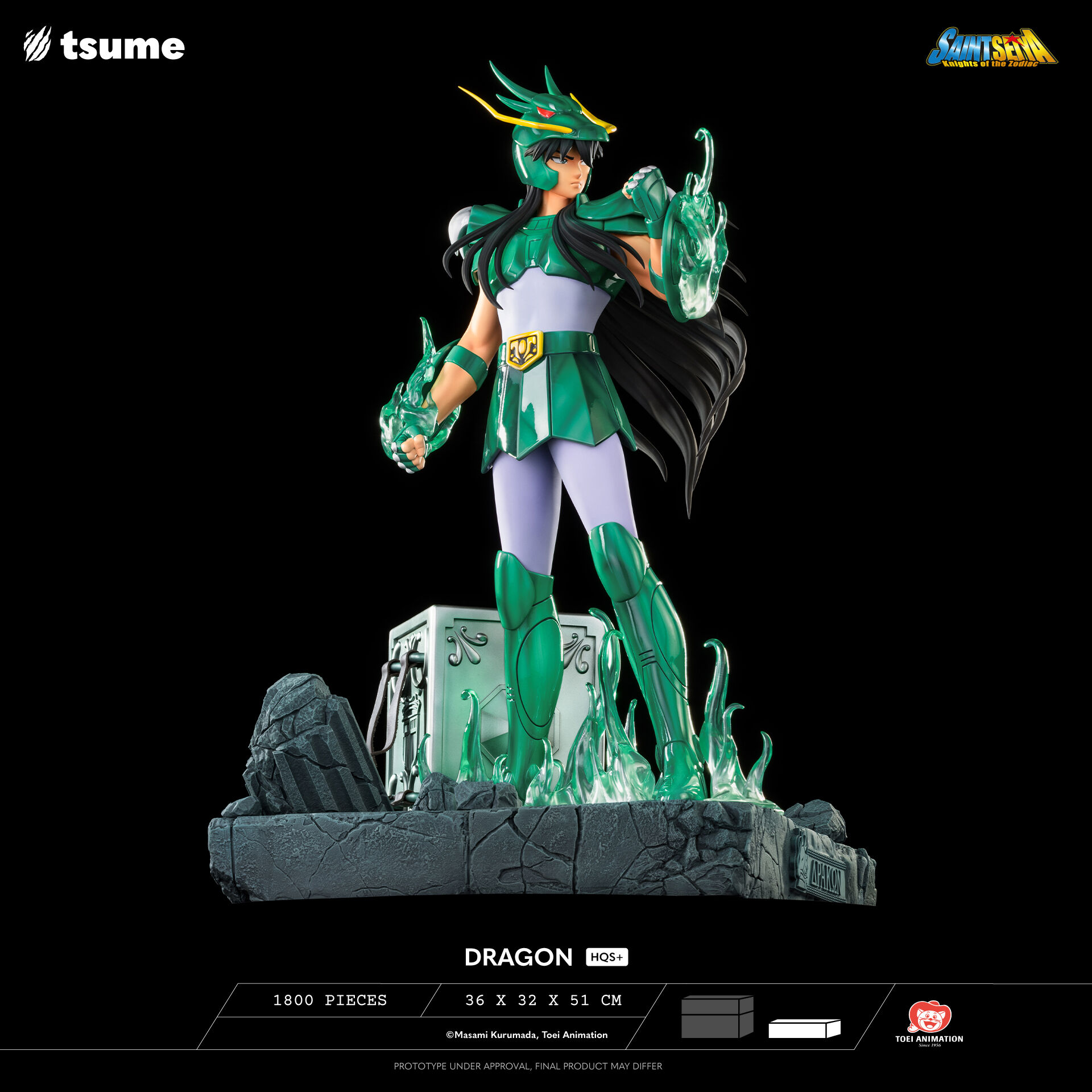 Saint Seiya - Dragon Shiryu - HQS+ - 1/4 (Tsume) photo 4
