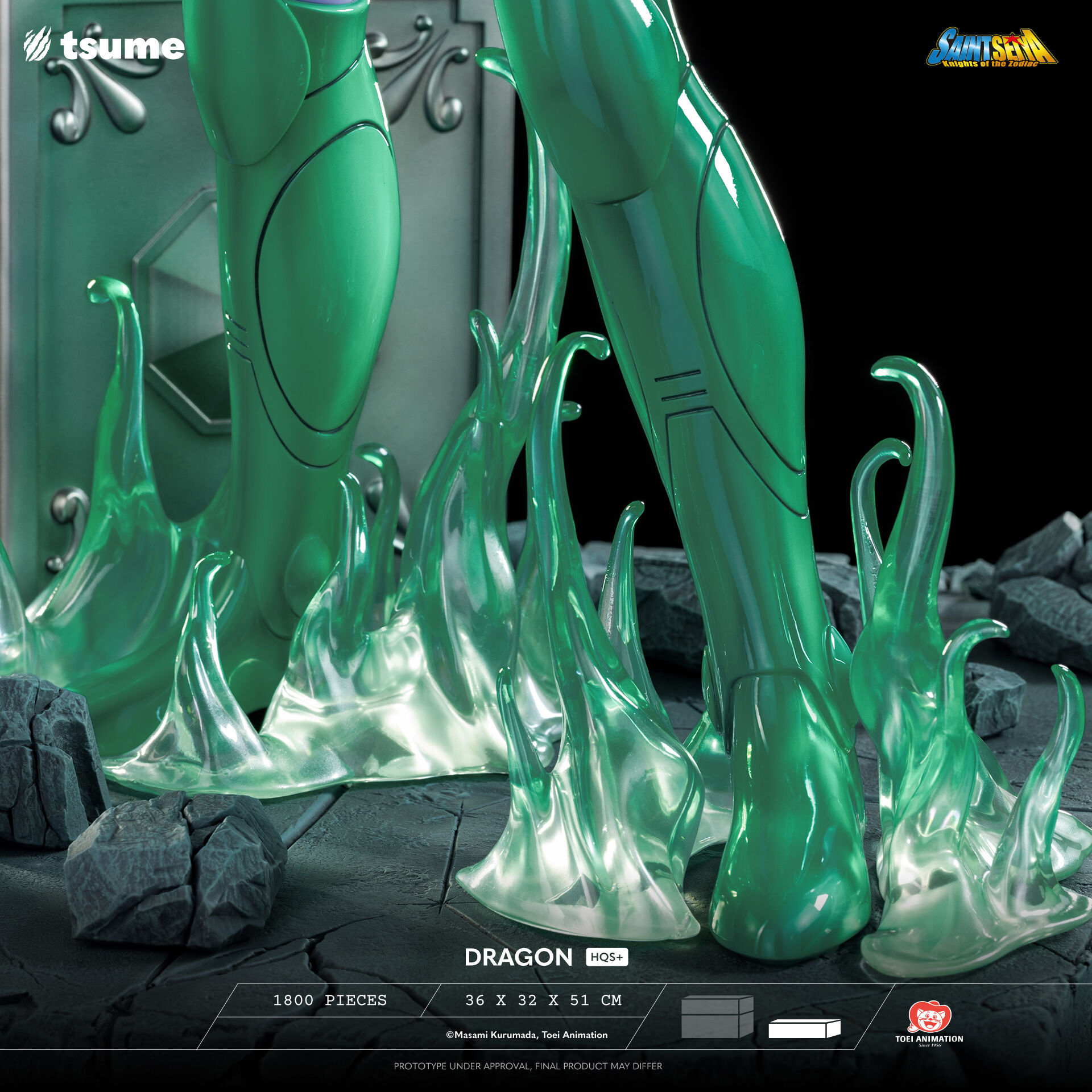 Saint Seiya - Dragon Shiryu - HQS+ - 1/4 (Tsume) photo 6