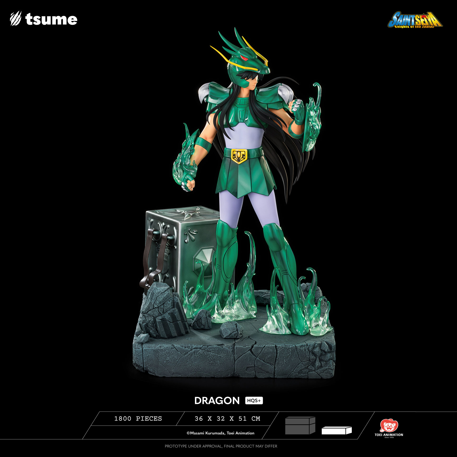 Saint Seiya - Dragon Shiryu - HQS+ - 1/4 (Tsume) photo 9