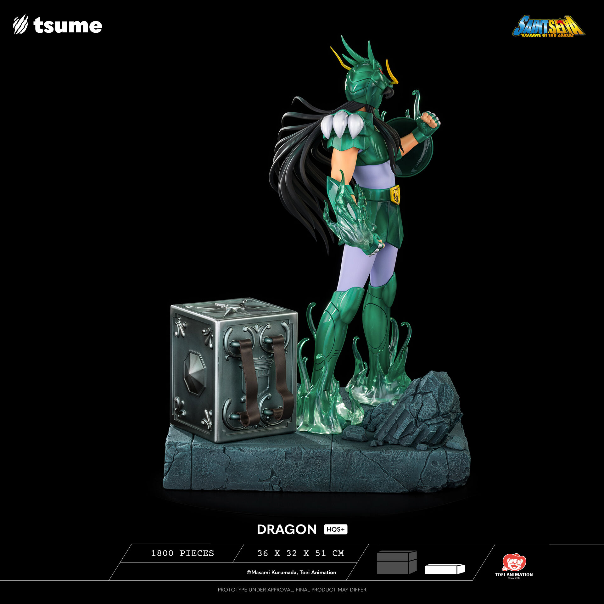 Saint Seiya - Dragon Shiryu - HQS+ - 1/4 (Tsume) photo 11