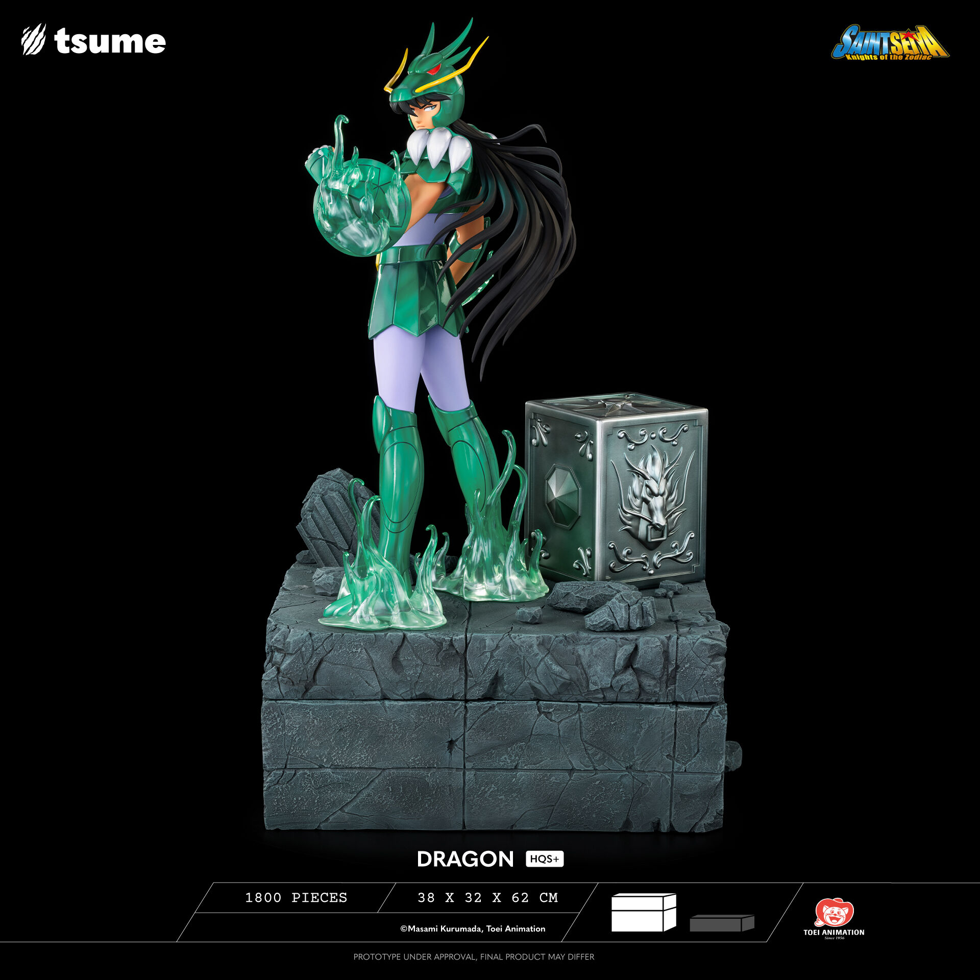 Saint Seiya - Dragon Shiryu - HQS+ - 1/4 (Tsume) photo 14