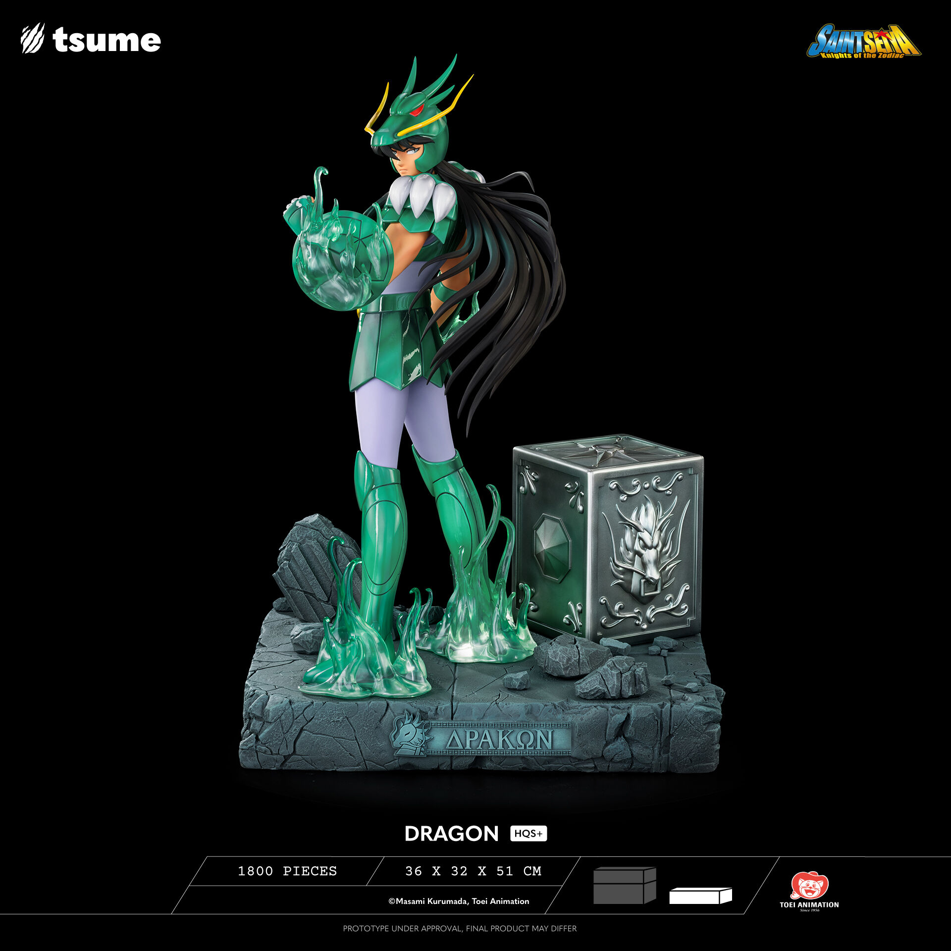 Saint Seiya - Dragon Shiryu - HQS+ - 1/4 (Tsume) photo 16