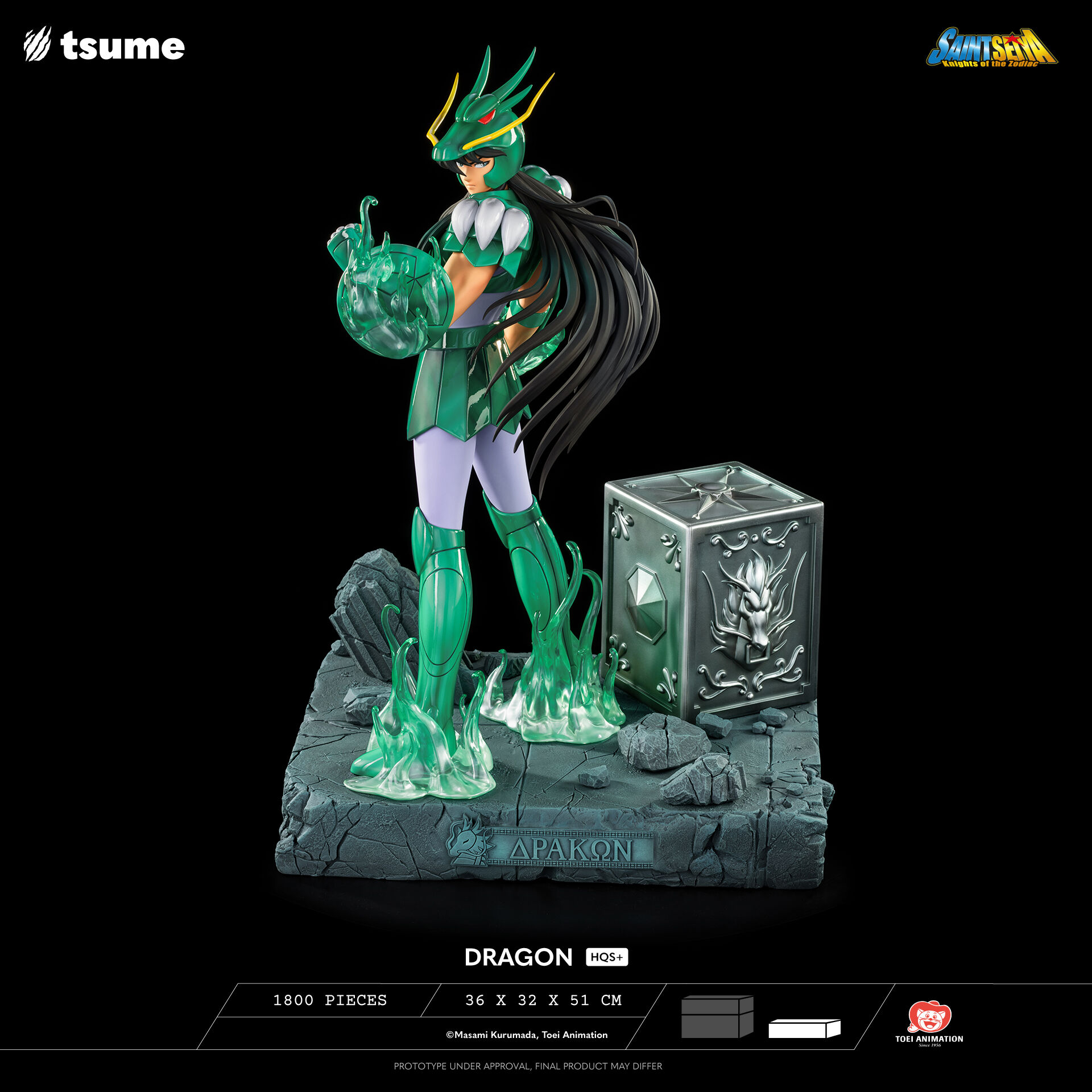 Saint Seiya - Dragon Shiryu - HQS+ - 1/4 (Tsume) photo 21