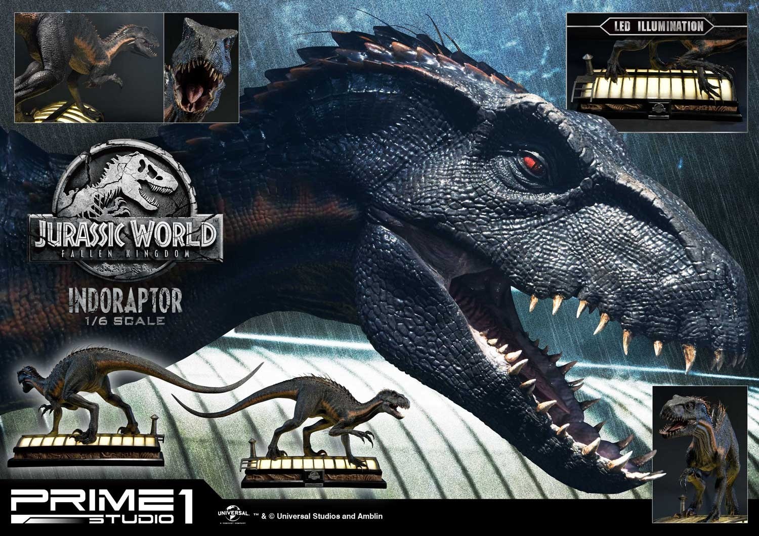 Jurassic World: Fallen Kingdom - Indoraptor - Legacy Museum Collection  (LMCJW2-03) - 1/6 (Prime 1 Studio) photo 3