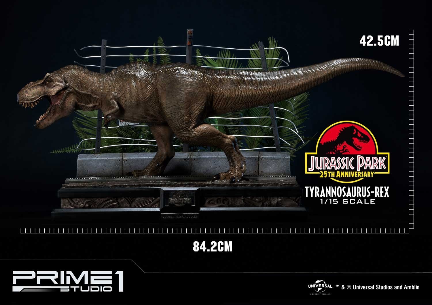 Jurassic Park - Tyrannosaurus Rex - Legacy Museum Collection  (LMCJP-01) - 1/15 (Prime 1 Studio) photo 3